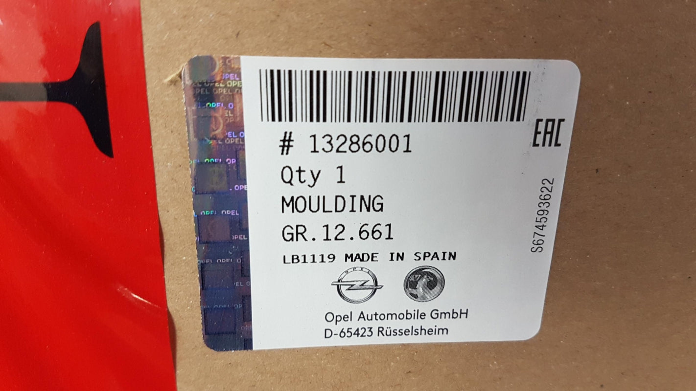 Original OPEL Corsa-D Kühlergrill Zierleiste Chrom 13286001