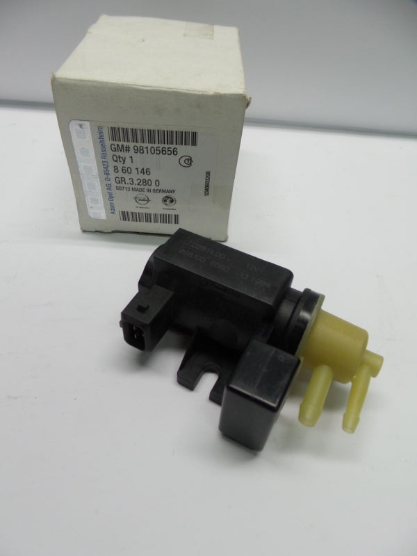 Original OPEL Astra Corsa Meriva Zafira Unterdruckventil Druckwandler 98105656