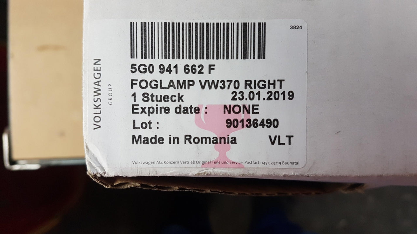 Original OE Volkswagen Nebelscheinwerfer 5G0941662F