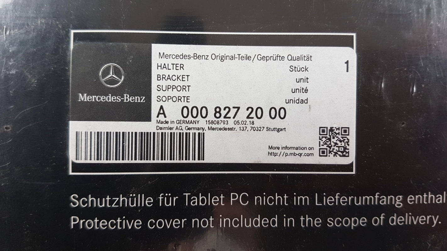 Original OE MERCEDES-BENZ Tablet Halterung A0008272000