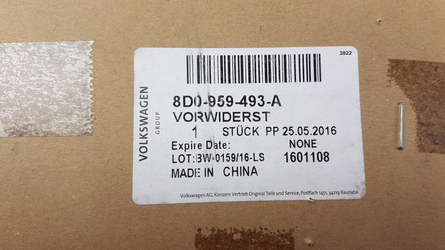 Original OE Volkswagen Heizungsgebläse Widerstand 8D0959493A