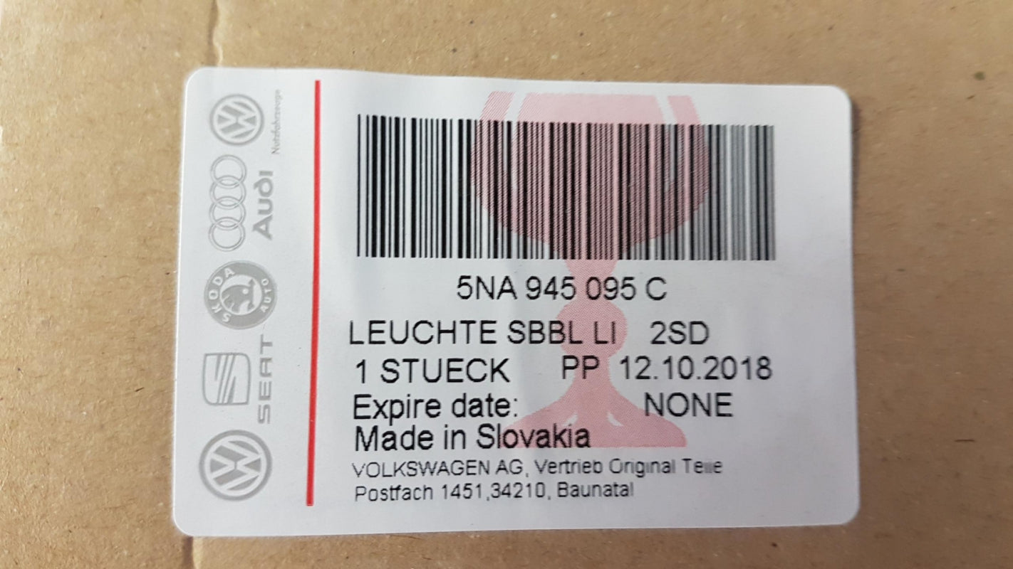 Original VW Tiguan II (2016-) Rückleuchte Heckleuchte Außen Links 5NA945095C