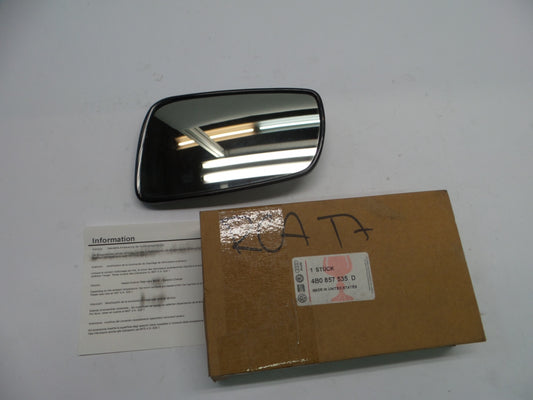 Original AUDI A3 A4 A6 A8 Spiegelglas mit Trägerplatte konvex links 4B0857535D