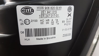 Original VW Crafter (2E) Scheinwerfer Halogen Links 2E1941015