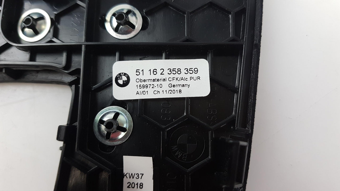 Original BMW 3' F80 M3 4' F82 M4 Mittelkonsolenblende M Performance 51162358359