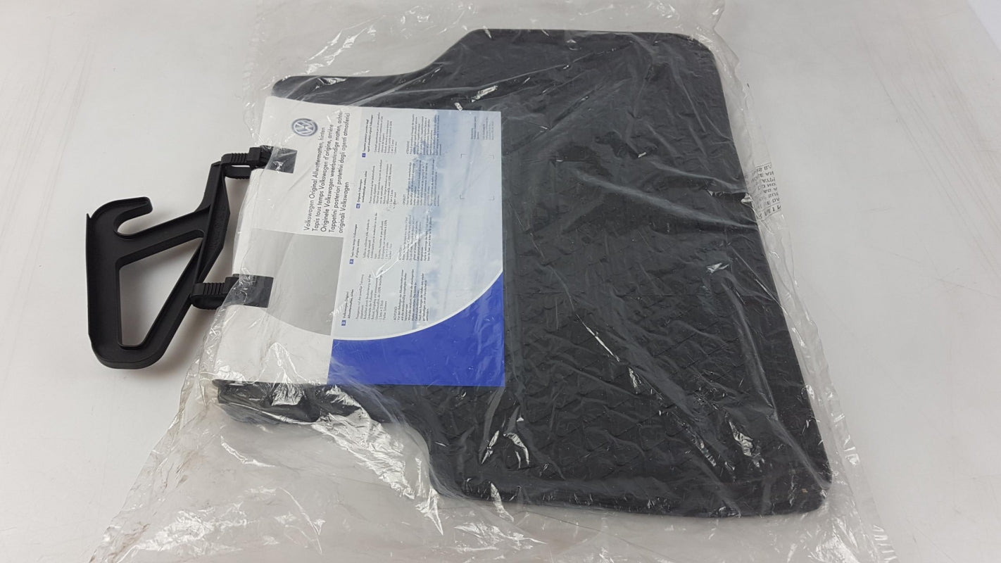 Original VW Tiguan '12-'17 Fußmattensatz Gummi titanschwarz hinten 5N006151282V