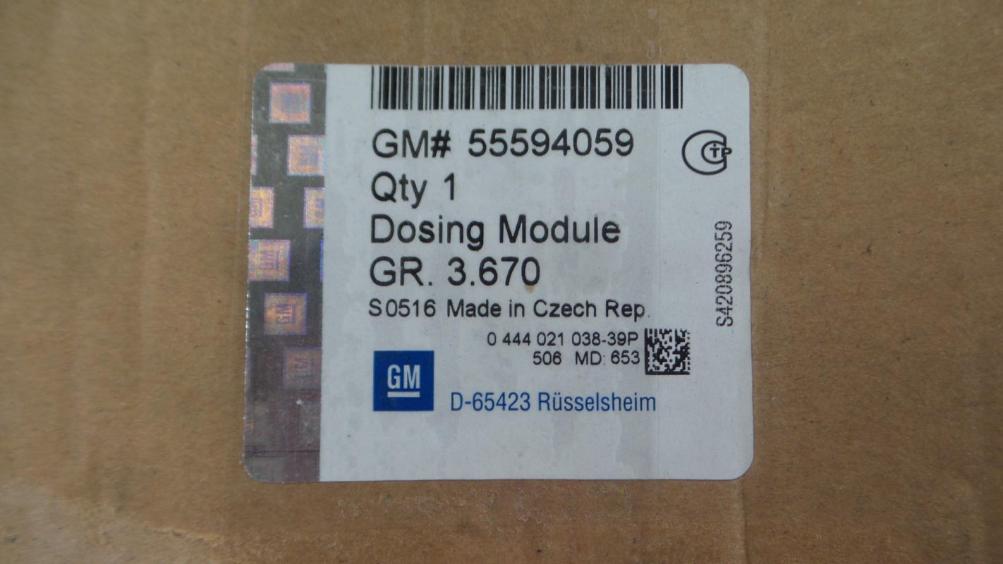 Original OPEL Zafira-C Injektor Einspritzdüsse (Abgasanlage) 1.6 CDTi 55594059