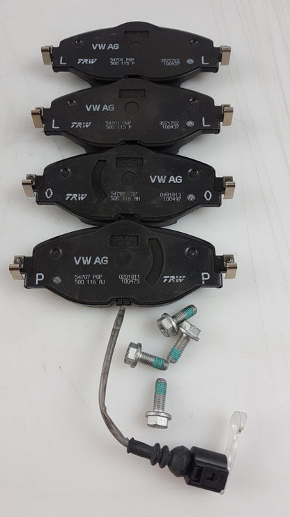 Original AUDI Q2 SKODA Octavia VW Golf Jetta T-Roc Bremsbeläge vorne 5Q0698151B