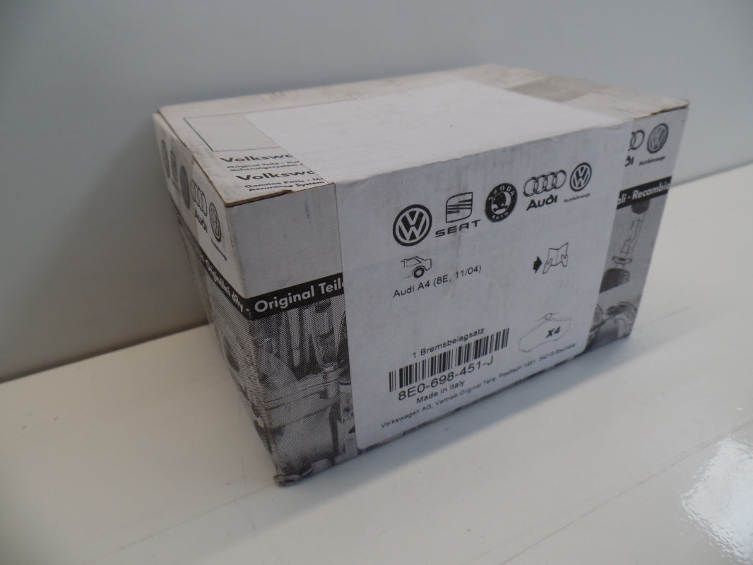 Original AUDI A4 SEAT Exeo Bremsbeläge Bremsklötze hinten 288X12mm 8E0698451J