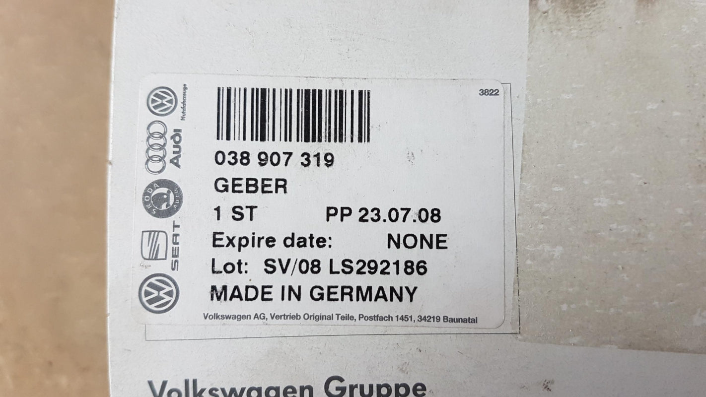 Original AUDI A3 VW Golf Polo Bora SKODA Octavia Kurbelwellensensor 038907319