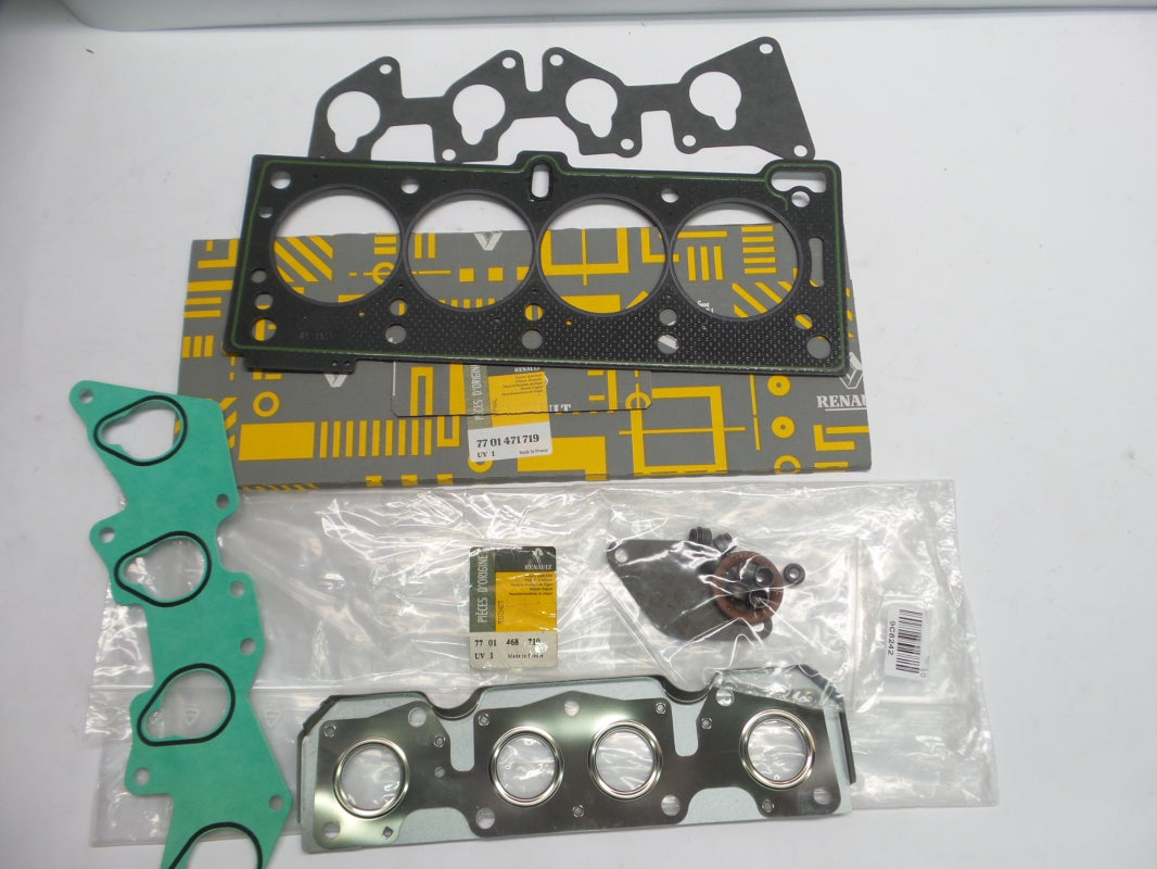 Original OE RENAULT Zylinderkopf Dichtungssatz 7701468710