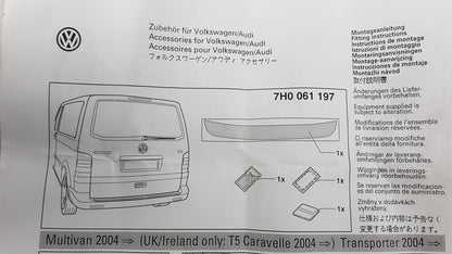 Original OE Volkswagen Schutzfolie 7H0061197