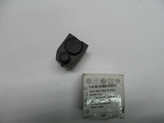Original AUDI A3 A4 A8 RS4 Spiegelverstellungschalter satinschwarz 4D0959565G01C