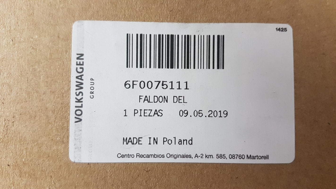 Original OE Volkswagen Schmutzfänger 6F0075111