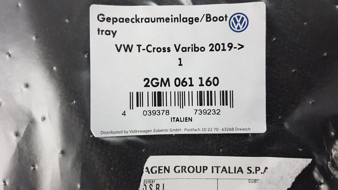 Original OE Volkswagen Gepäckraumwanne 2GM061160