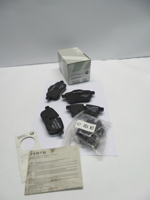 Original BMW Z4 (E89) Bremsbeläge Bremsklötze asbestfrei hinten 34216788275