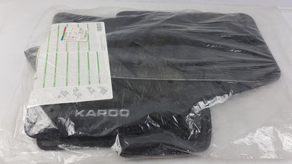 Original SKODA Karoq 2018-2021 Fußmattensatz 4 stuck Textil 57B061270