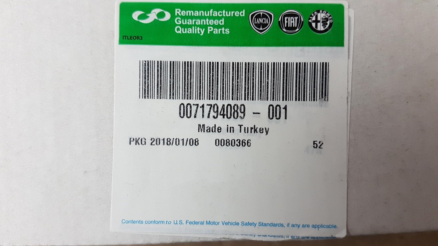 Original OE FIAT Injektor 71794089