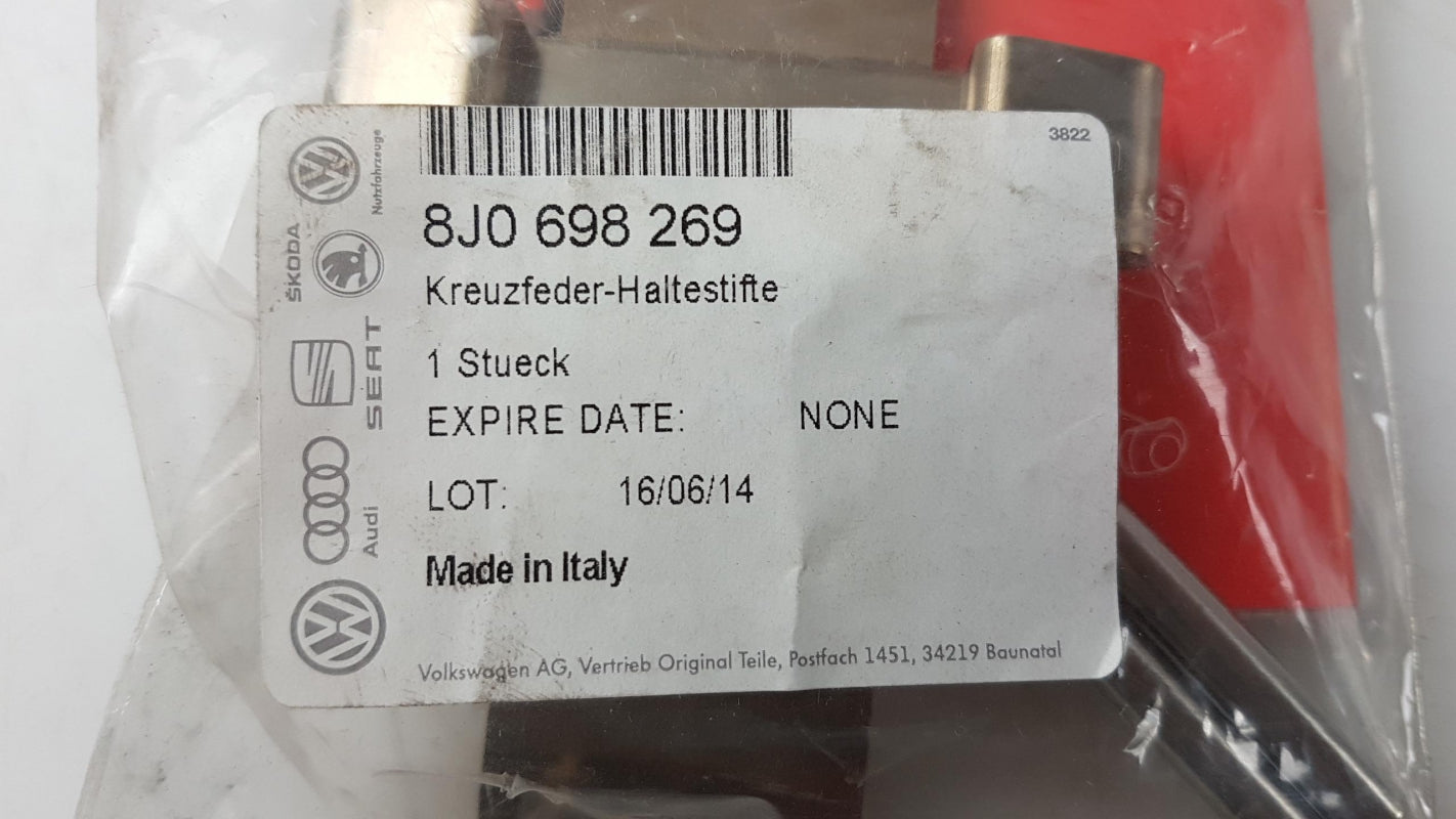 Original SEAT Leon III (5F) Bremssattel Anbauteile Set Vorne 8J0698269