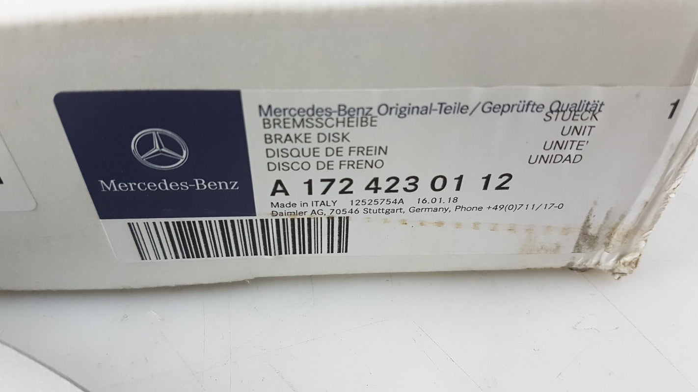 Original MERCEDES-BENZ W117 W156 R172 W176 Bremsscheibe Hinten A1724230112