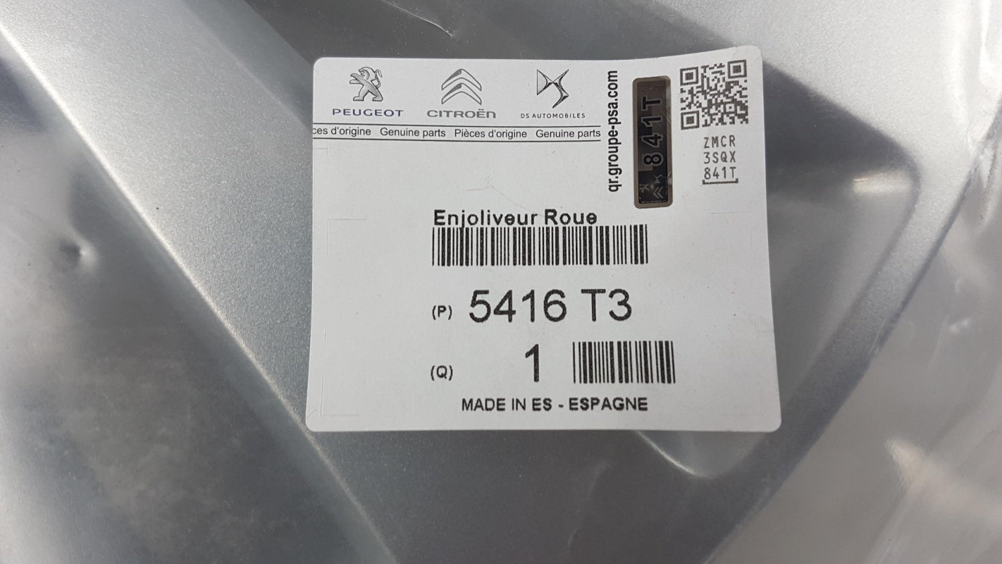 Original OE Peugeot Radkappe 5416T3