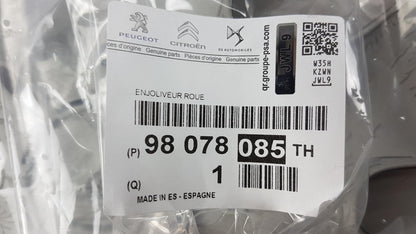 Original OE Peugeot Radkappe 98078085TH