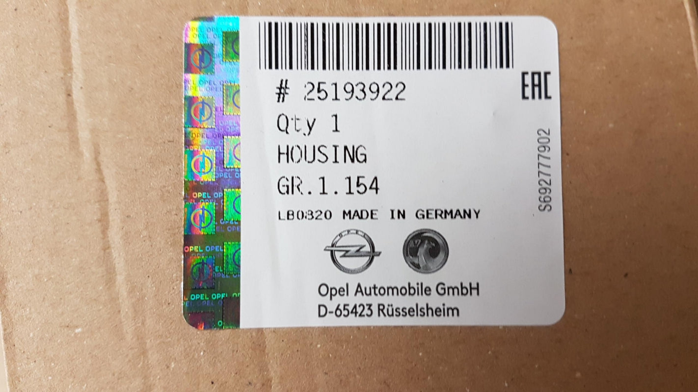 Original OPEL Astra-J Adam Insignia Mokka Zafira 1.4 Thermostatgehäuse 25193922