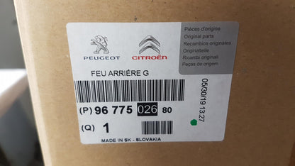 Original CITROEN C4 Picasso (B78) LED-Heckleuchte Rücklicht links 9677502680