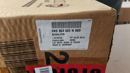 Original SKODA Superb (B6) VW Passat (B6) Lenkstockschalter 5K0953502N9B9