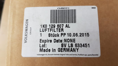 Original AUDI A3 VW Golf Passat Tiguan Touran 1.2/1.4TSI Luftfilter 1K0129607AL