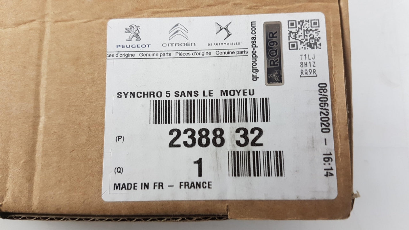 Original PEUGEOT 308 208 207 CITROEN C3 C4 Schaltgetriebe Synchronring 238832