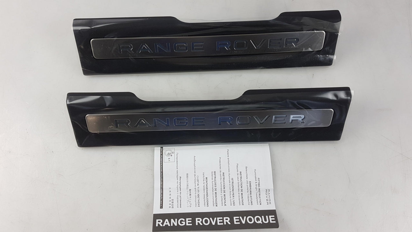 Original RANGE ROVER Evoque 2x Einstiegsleisten Vorne Beleuchtet VPLVS0314PVJ