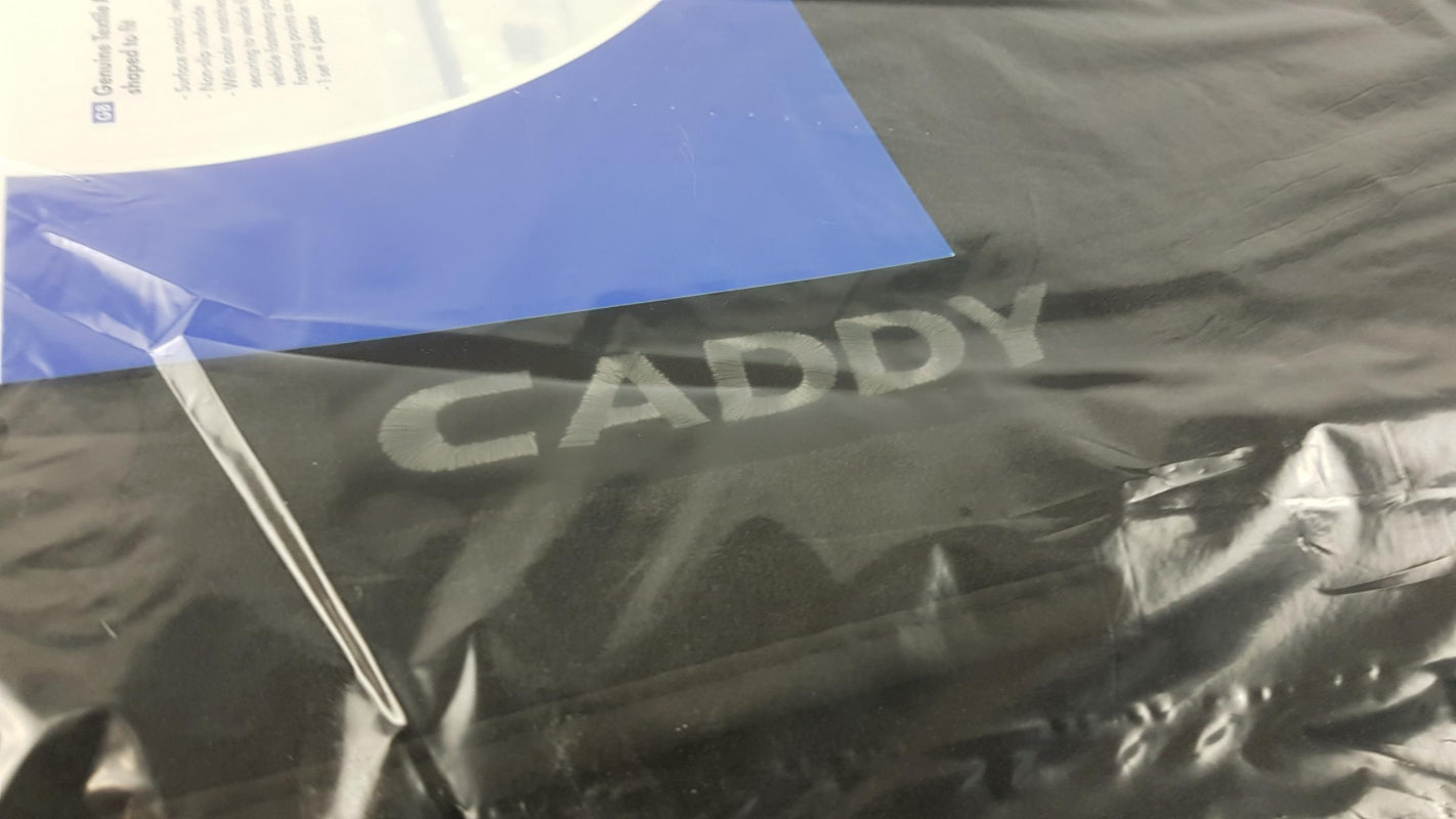 Original VW Caddy A5 Premium Fußmattensatz 4-teilig Textil schwarz 2K1061270WGK