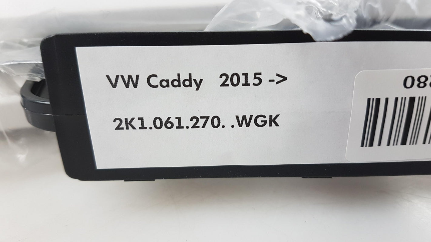 Original VW Caddy A5 Premium Fußmattensatz 4-teilig Textil schwarz 2K1061270WGK