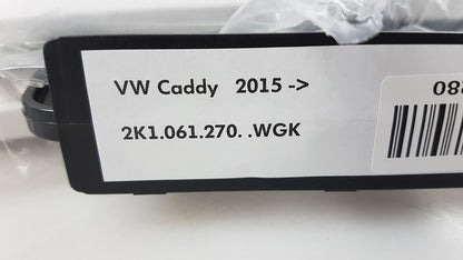 Original VW Caddy A5 Premium Fußmattensatz 4-teilig Textil schwarz 2K1061270WGK