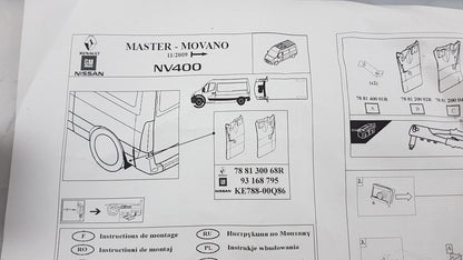 Original OE OPEL Schmutzfänger 93168795