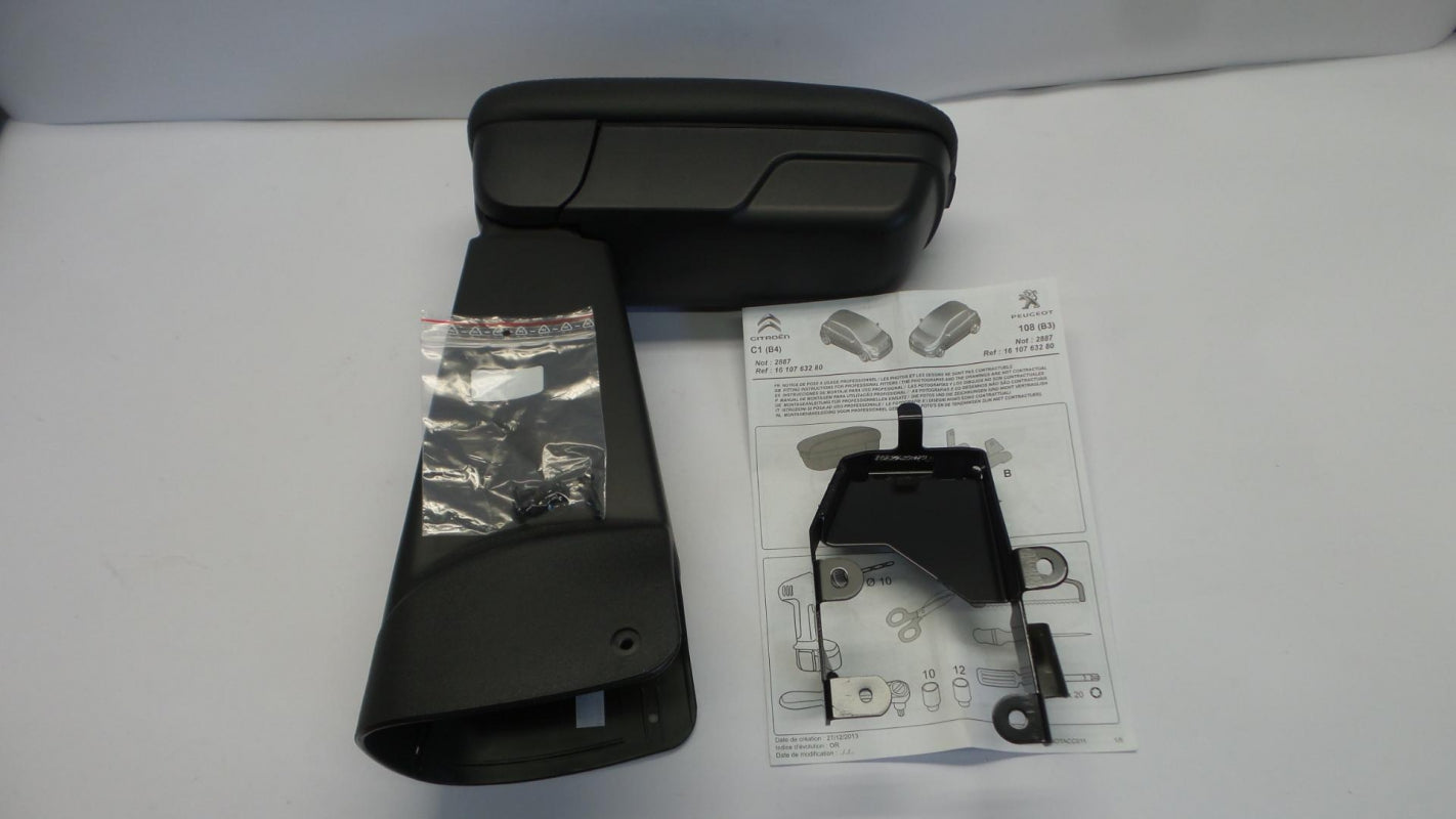 Original PEUGEOT 108 CITROEN C1 (B4) Mittelarmlehne mit Ablagefach 1610763280