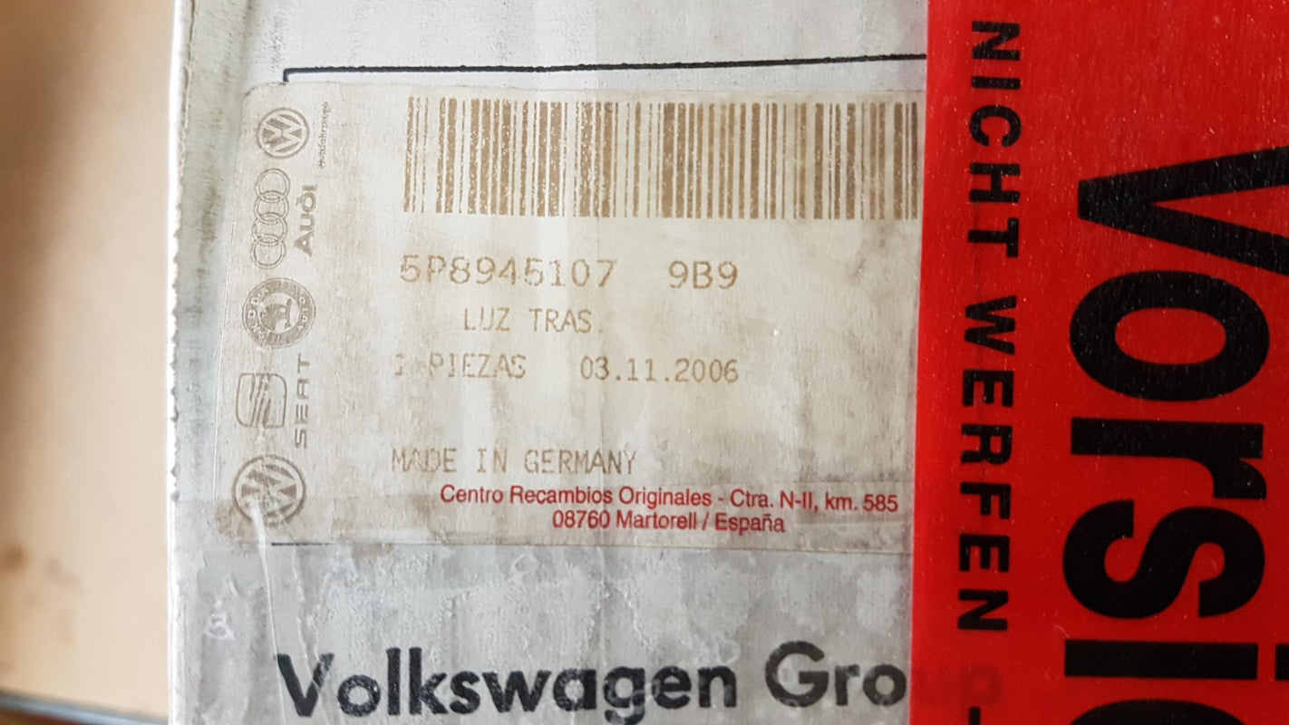 Original OE Volkswagen Heckleuchte 5P89451079B9