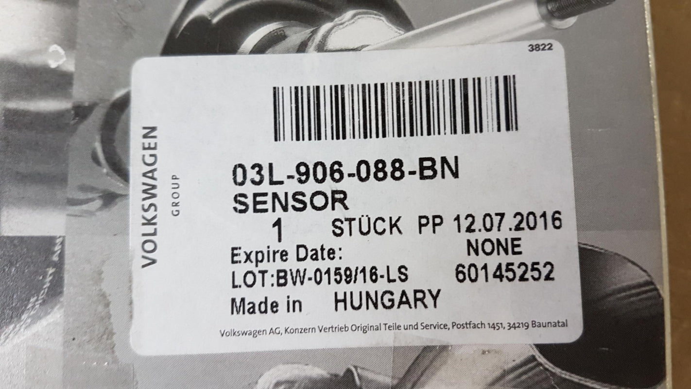 Original OE Volkswagen Abgastemperaturgeber 03L906088BN