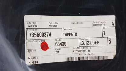 Original OE FIAT Kofferraummatte 735600374