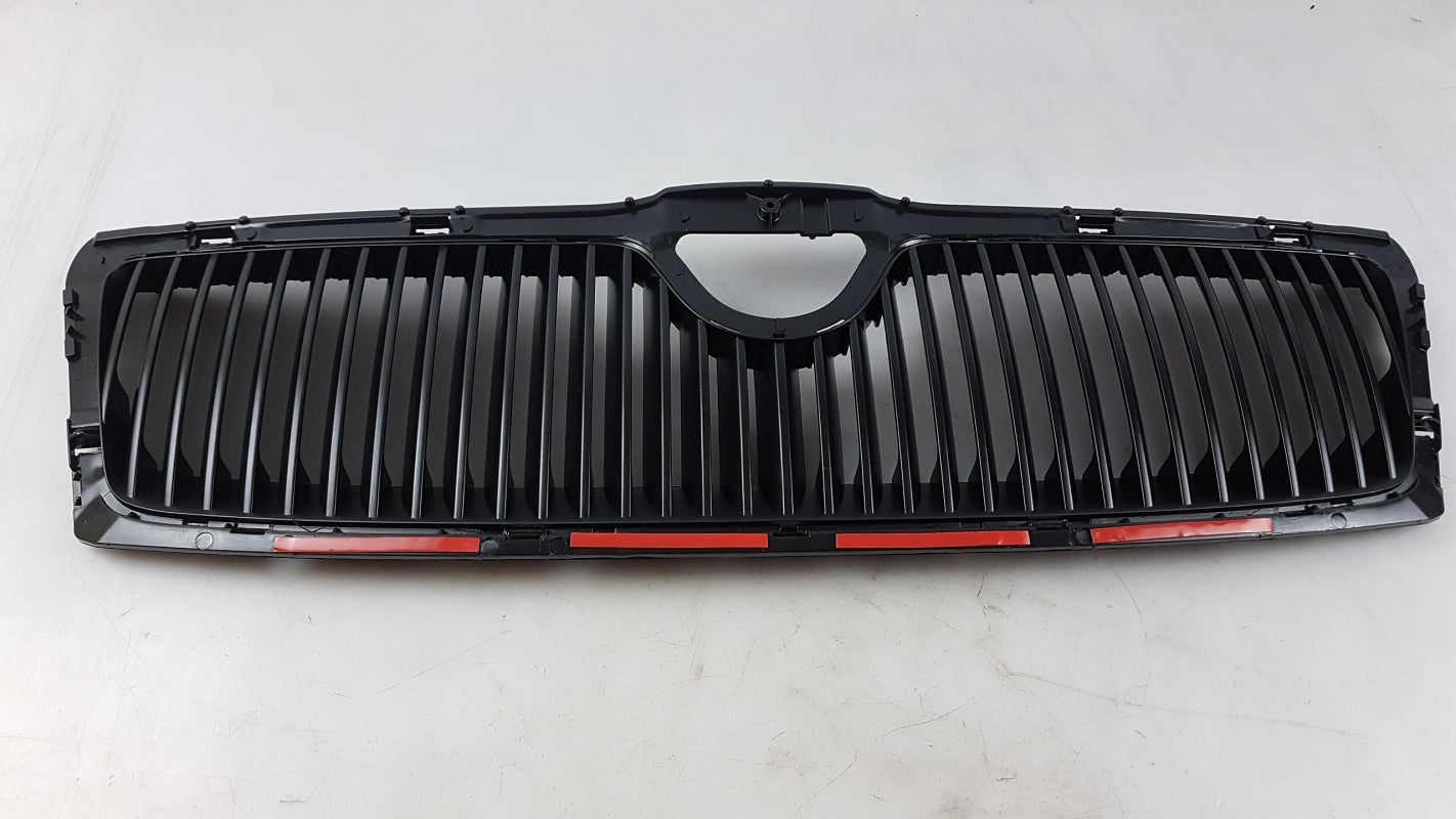 Original SKODA Octavia '04-'13 Kühlergitter satinschwarz 1Z0853668B41