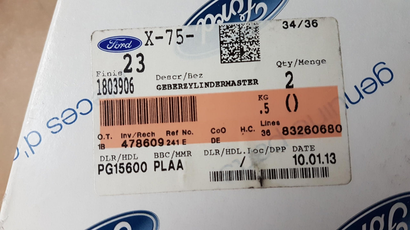 Original OE FORD Kupplungsgeberzylinder 1803906