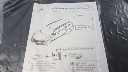 Original RENAULT Talisman XFD Kofferraummatte EasyFlex Hinten 8201643594