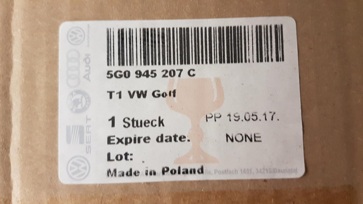 Original VOLKSWAGEN Golf VII (5G) Heckleuchte Getönte Links 5G0945207C