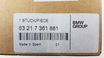 Original BMW 5' E60 Lampenträger für Blinker weiss Hinten Links 63217361881