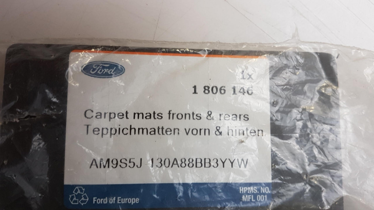 Original FORD Ka '08-'16 Fußmatten Textilmatten Vorne und Hinten 1806146