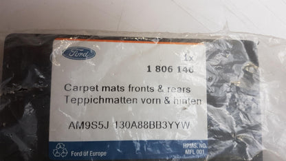Original FORD Ka '08-'16 Fußmatten Textilmatten Vorne und Hinten 1806146
