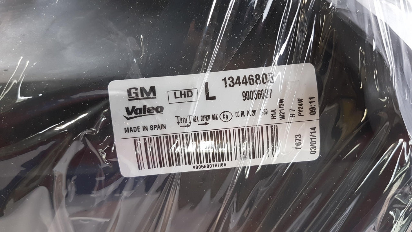 Original OPEL Corsa-D 2007-2014 Hauptscheinwerfer Scheinwerfer Links 13446803