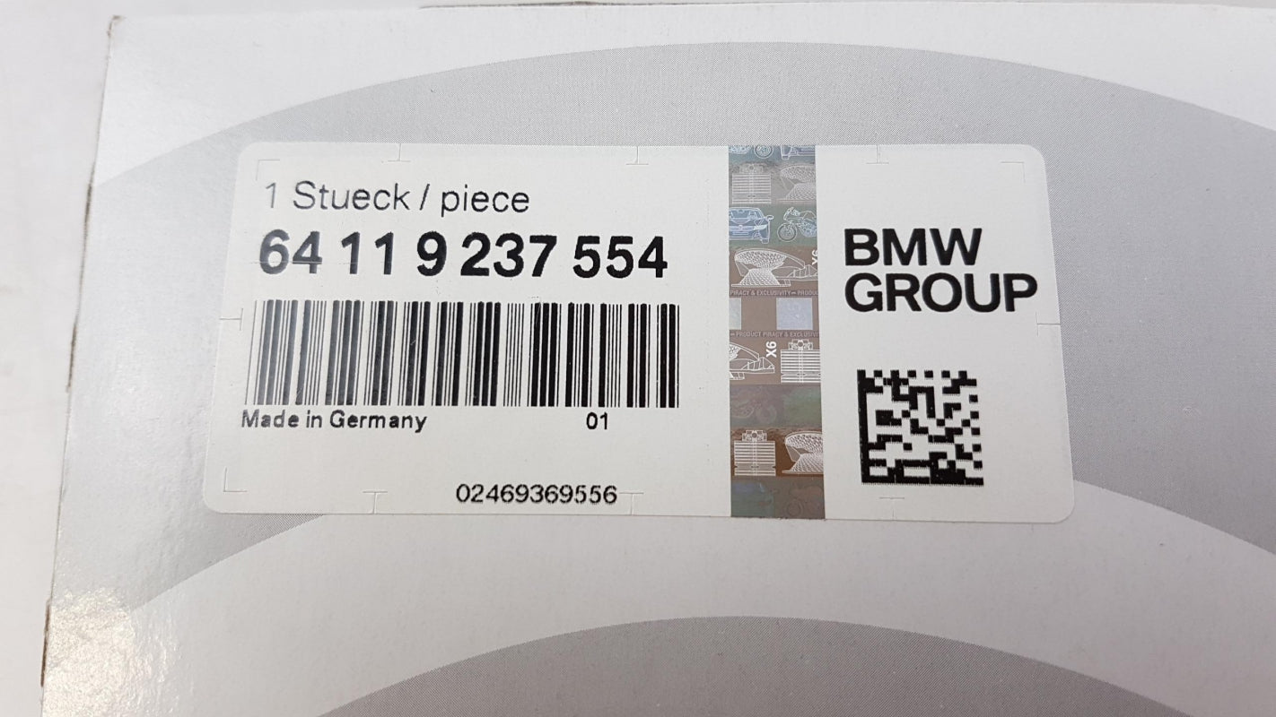 Original BMW 1er 2er 3er 4er M4 Mikrofilter Innenraumfilter 64119237554