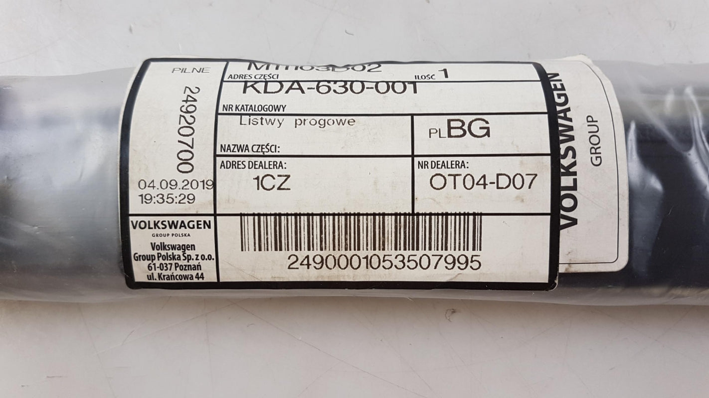Original OE Volkswagen Einstiegsleisten Satz KDA630001